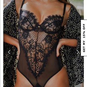Gooseberry Intimates “Honey bee” body suit